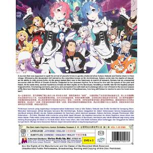 Anime DVD Re:Zero Kara Hajimeru Isekai Seikatsu Season 2 Vol. 1-25 End (2021)